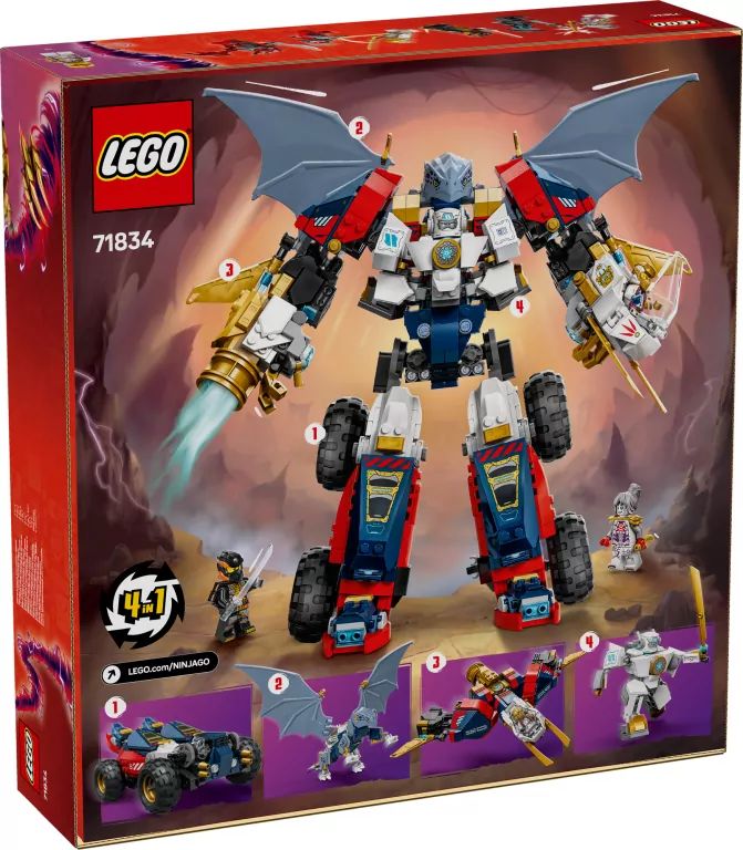 LEGO® Wielofunkcyjny ultramech Zane’a 71834 - tantis.pl