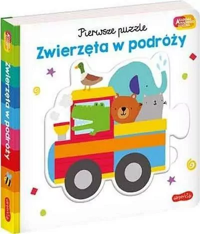 Zwierzęta w podróży. Pierwsze puzzle. Akademia Mądrego Dziecka - tantis.pl