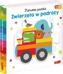 Zwierzęta w podróży. Pierwsze puzzle. Akademia Mądrego Dziecka