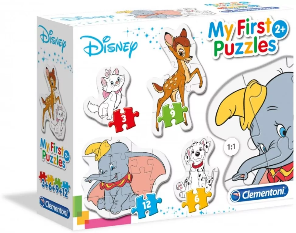 Clementoni. Moje Pierwsze Puzzle. Animal Friends - tantis.pl