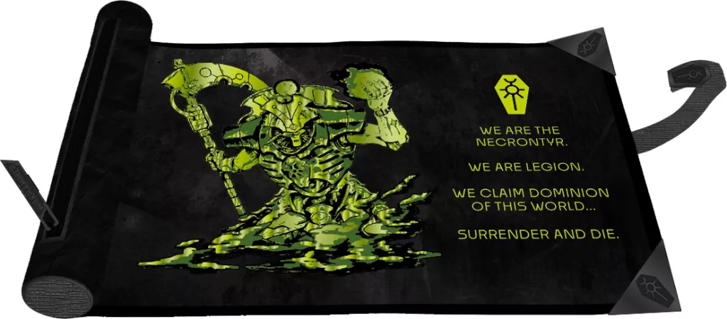 Ultra-Pro: Necron Codex Aligned - Dice Scroll Premium Foil - tantis.pl
