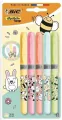 Zakreślacz Grip Pastel Kawaii mix 5szt BIC - tantis.pl