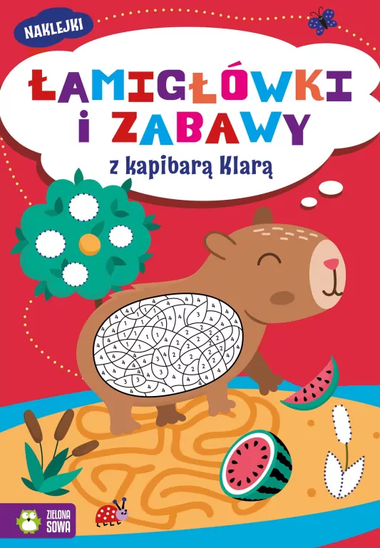 Łamigłówki i zabawy z kapibarą Klarą - tantis.pl