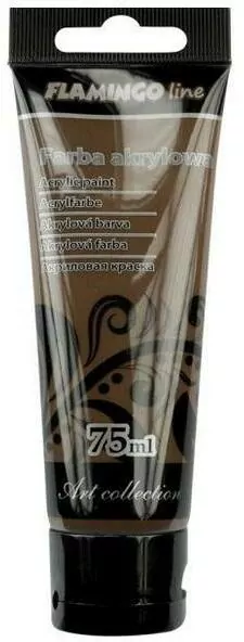 Farba akrylowa. Brązowa 75ml - tantis.pl
