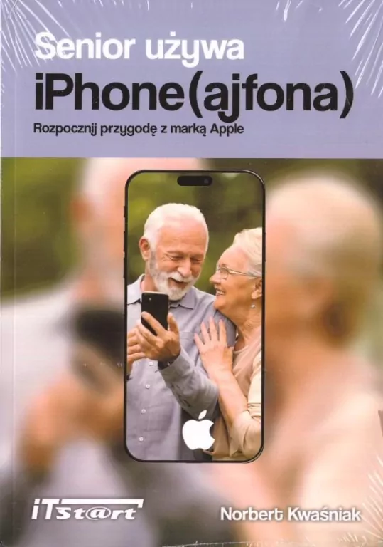 Senior używa iPhone (ajfona) - tantis.pl