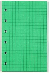 Wkład do organizera ST/kratka zielona ANTRA