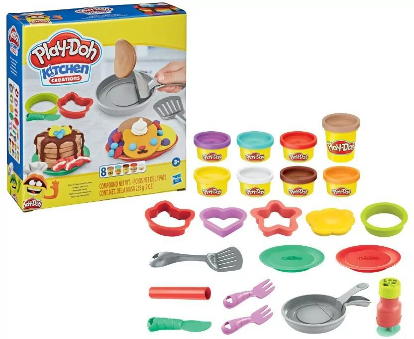 Zestaw z masą plastyczną PlayDoh. Naleśniki - tantis.pl