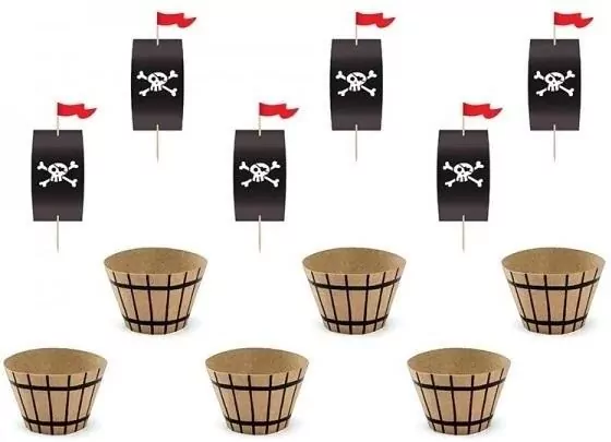 Zestaw do muffinek. Piraci - tantis.pl