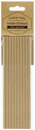 Słomki papierowe 19.5cm - tantis.pl