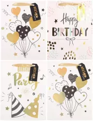 Torba prezentowa Party 18x23x10cm mix STRIGO