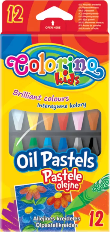 Pastele olejne Colorino Kids 12 kolorów - tantis.pl