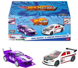 Hot Wheels Pull-Back Speeders Zestaw 2 pojazdy - tantis.pl