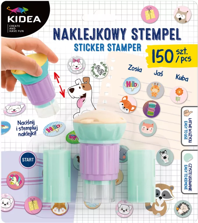 Naklejkowy stempel - tantis.pl