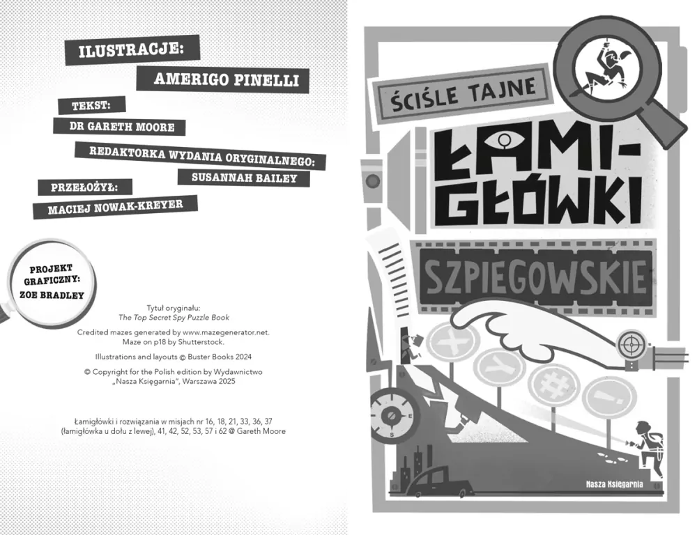 Ściśle tajne łamigłówki szpiegowskie - tantis.pl