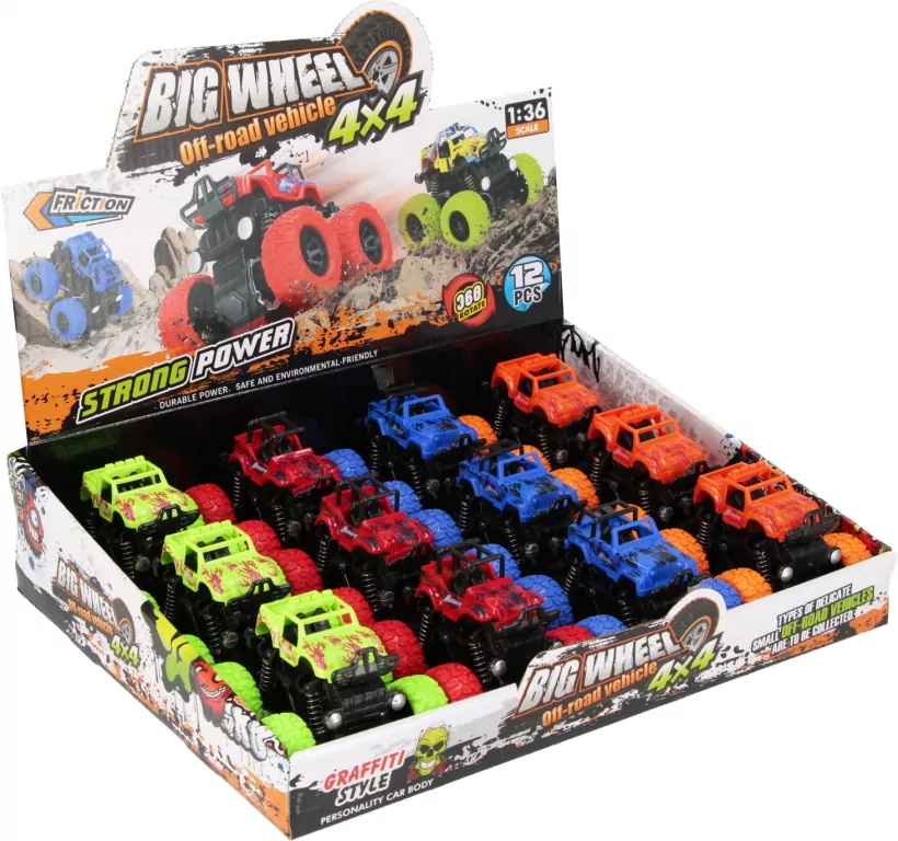 Auto terenowe 9cm MIX - tantis.pl