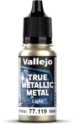 Vallejo: 77.119 - True Metallic Metal - Light - Aged Metal (18 ml)