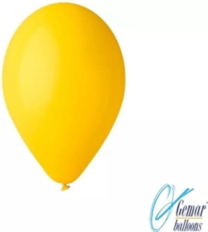 Balony 25cm. Pastelowe żółte - tantis.pl
