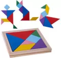 Układanka drewniana. Tangram - tantis.pl
