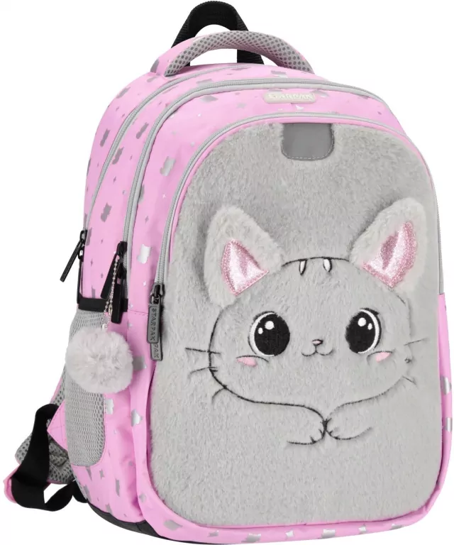 Plecak szkolny pluszowy Kitty - tantis.pl