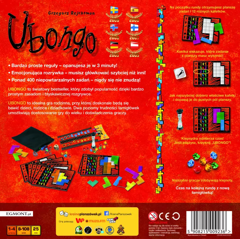 Ubongo. Szalona gra, która rozkręci twój mózg - tantis.pl