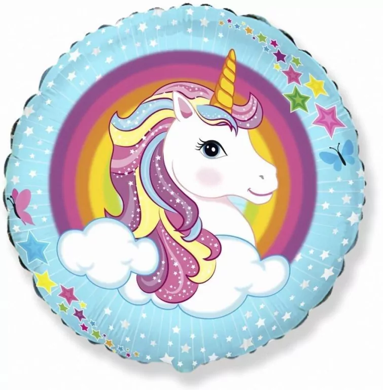 Balon foliowy Jednorożec 45cm - tantis.pl