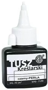 Tusz kreślarski 35 ml czarny perła ASTRA - tantis.pl
