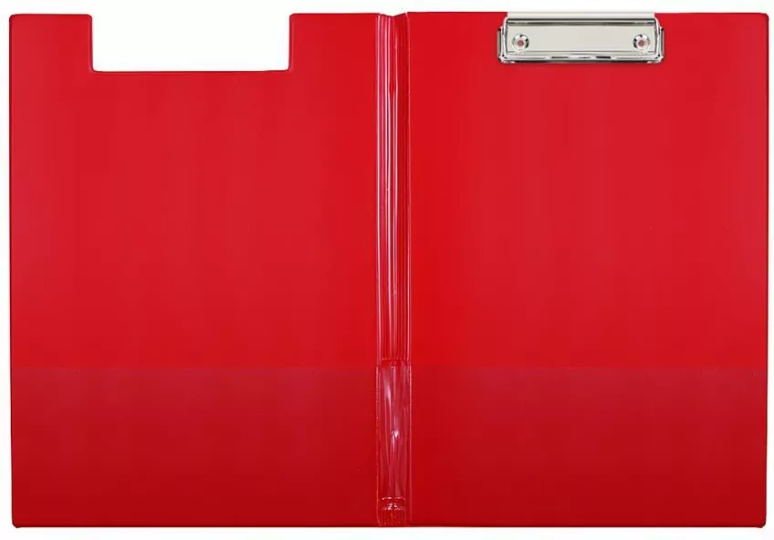 Clipboard A4 Teczka PCV, czerwona - tantis.pl