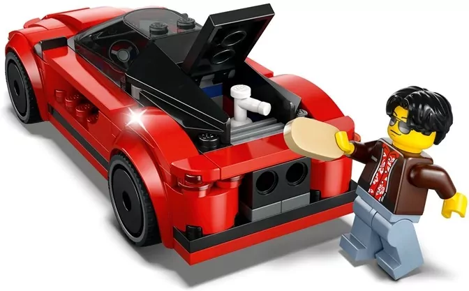 LEGO® Czerwony samochód sportowy 60448 - tantis.pl