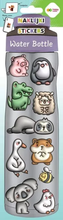 Naklejki Bubble Animals 83x286 HAPPY COLOR - tantis.pl