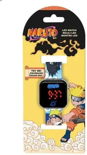 Zegarek LED z kalendarzem Naruto NA00001 - tantis.pl