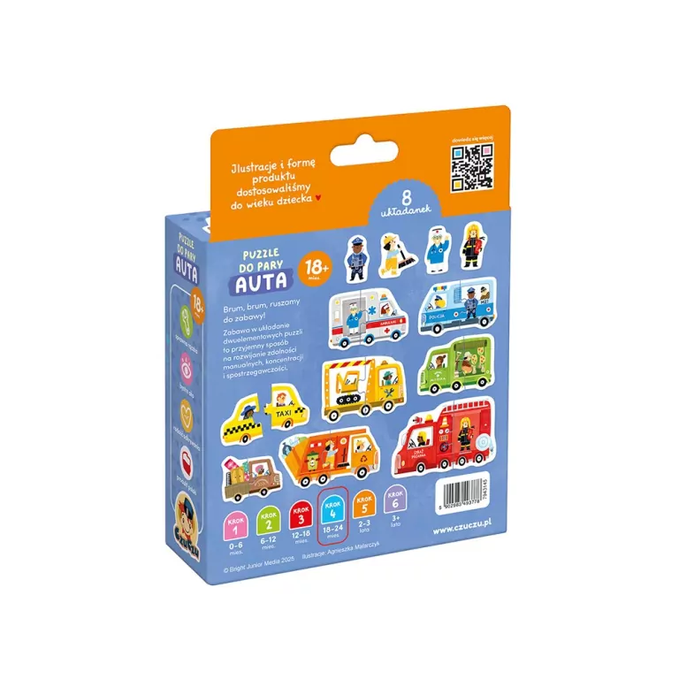 CzuCzu Puzzle do pary Auta - tantis.pl