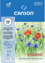 Canson. Blok rysunkowy akwarela 30x40 cm/10k, biały