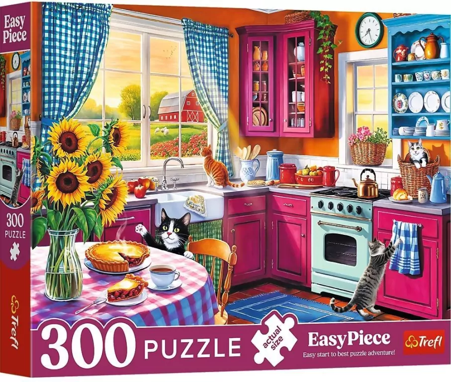 Puzzle 300 EasyPiece - Poranek w kuchni TREFL - tantis.pl
