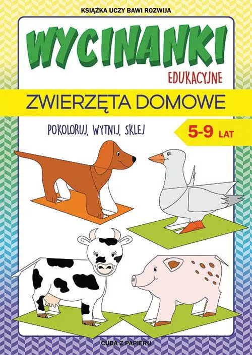 Wycinanki edukacyjne. Zwierzęta domowe - tantis.pl
