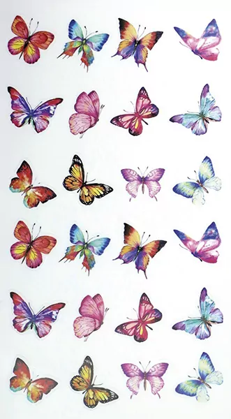 Naklejki foliowe. Motyle mix - tantis.pl