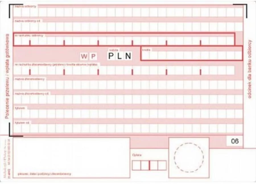 Polecenie przelewu wpłata gotówkowa... 445-5M - tantis.pl