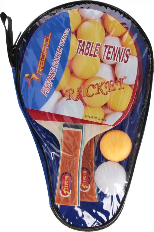 RAKIETKI DO PING-PONG 2PILKI 18X28X2 MC POKR 60 - tantis.pl