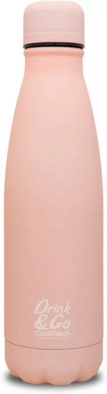 Bidon metalowy 500ml Coolpack termo bottle pastel powder peach - tantis.pl