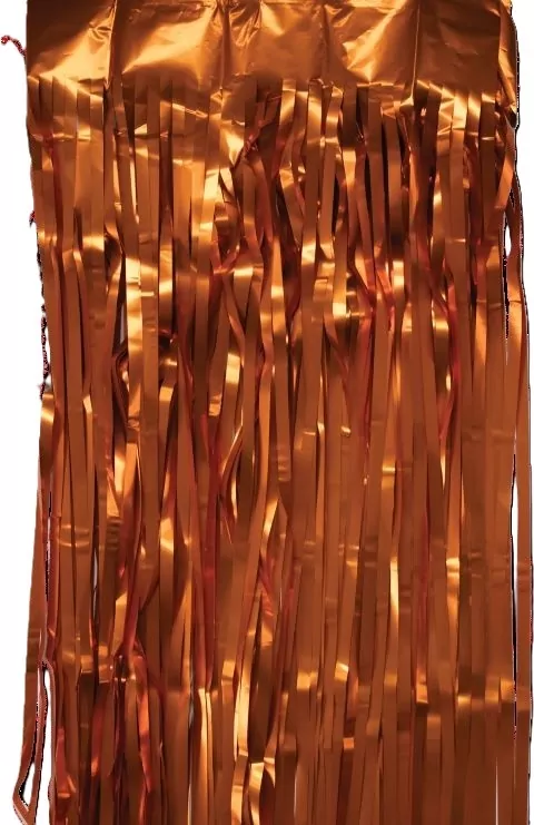 Kurtyna dekoracyjna 100x200cm pomarańczowa - tantis.pl