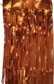 Kurtyna dekoracyjna 100x200cm pomarańczowa - tantis.pl