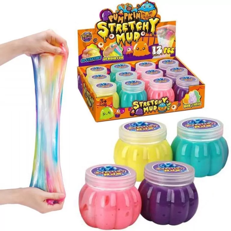 Masa magiczna slime dynia 120g MIX - tantis.pl