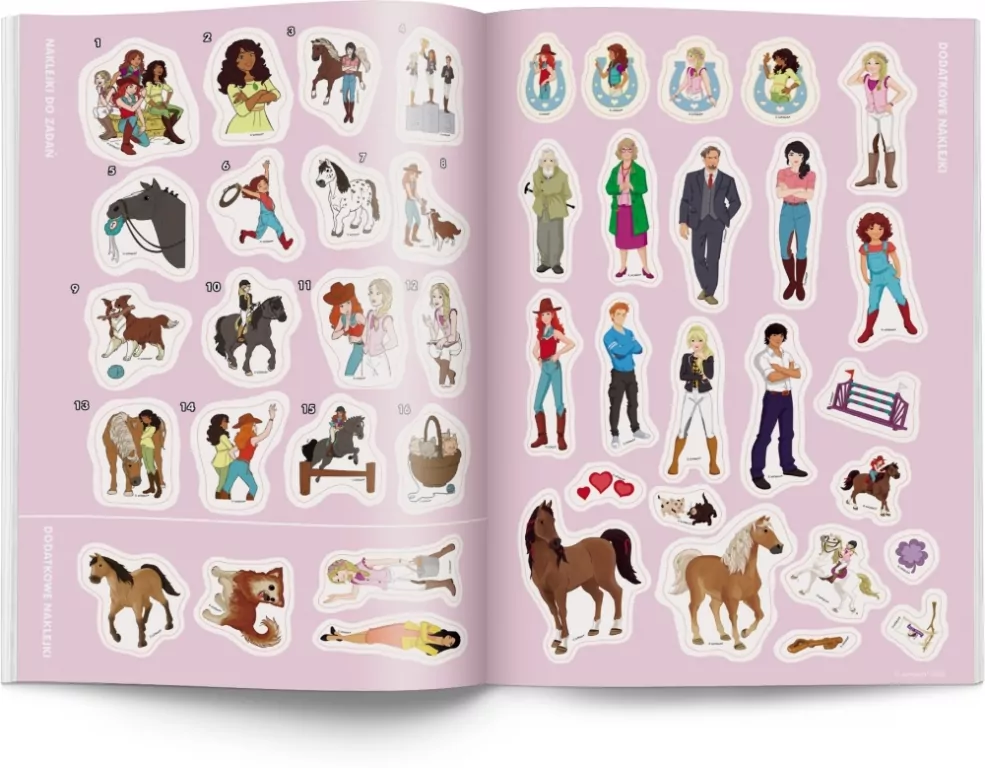 Kolorowanka z naklejkami. Schleich Horse Club - tantis.pl