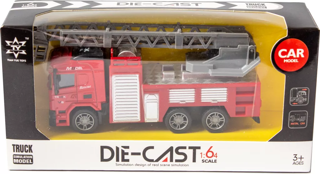 Straż pożarna metalowa 1:64 - tantis.pl