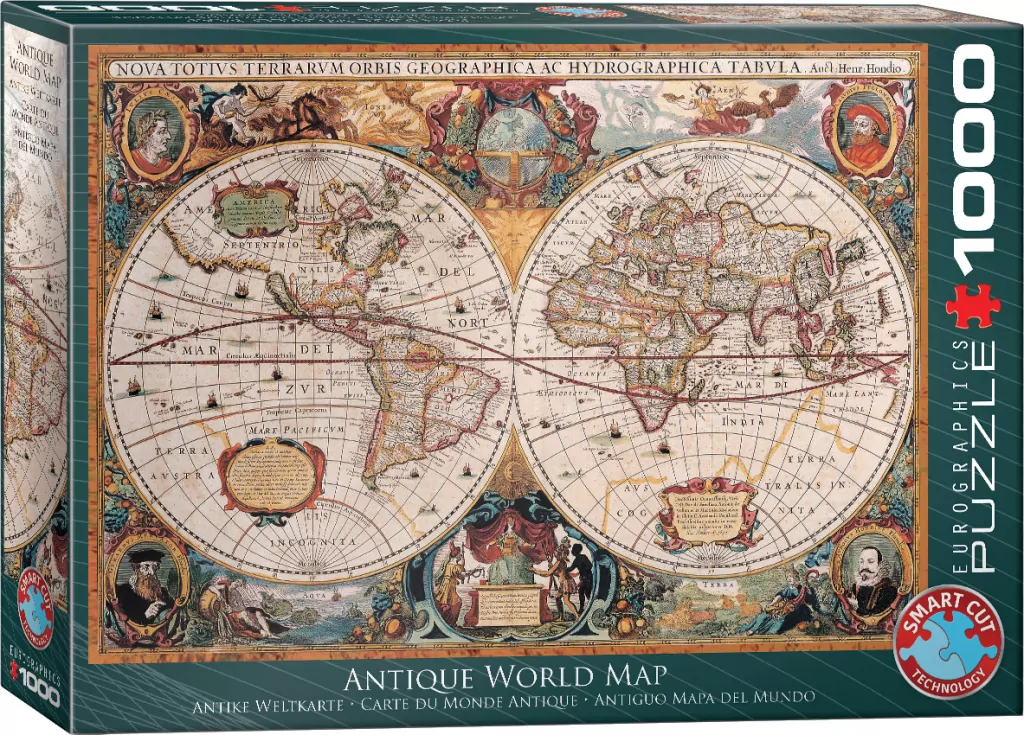 Puzzle 1000 Orbis Geographica World Map 6000-1997 - tantis.pl