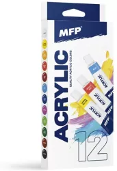 Farby akrylowe zestaw podstawowy 12x12ml