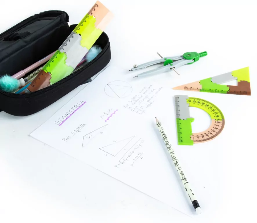 Zestaw geometryczny puzzle 20cm 4el KIDEA - tantis.pl