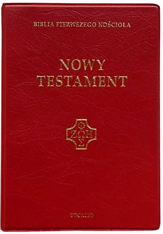 Biblia Pierwszego Kościoła. Nowy Testament. Wydanie kieszonkowe. Burgundowa - tantis.pl