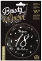Balon foliowy B&C Happy 18 Birthday 45cm - tantis.pl