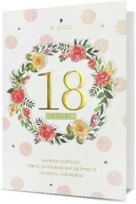Karnet B6 Osiemnastka HM200-2285 - tantis.pl