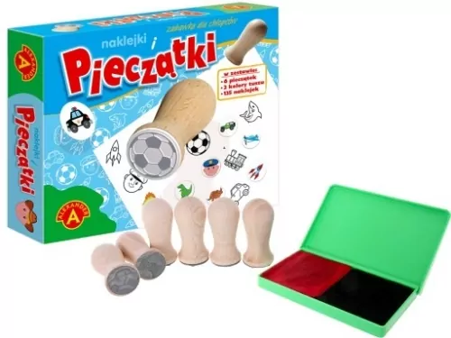 Pieczątki i naklejki. Zabawka dla chłopców - tantis.pl
